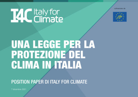 position paper legge clima